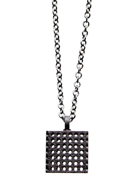 perforated cube pendant