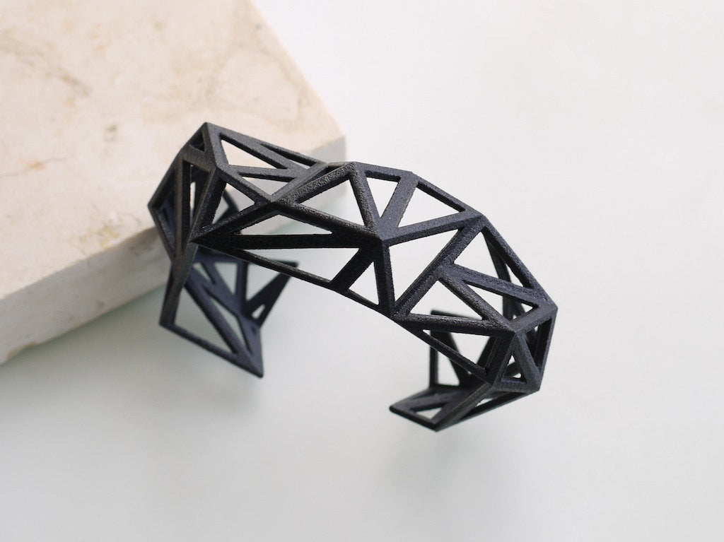 3D Printed Modern Fashion Voronoi Bracelet - Etsy India
