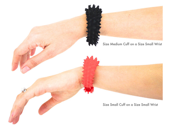 Urchin Cuff bracelet in Yellow, 3D printed