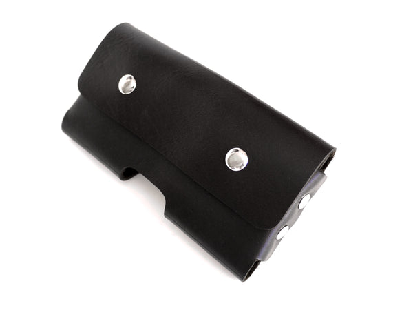 Black Leather iPhone Holster
